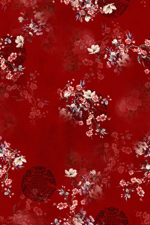 数码花型印花花型图片