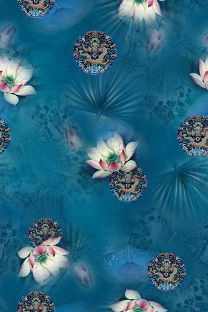 数码花型印花花型图片