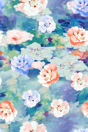 花卉印花花型图片