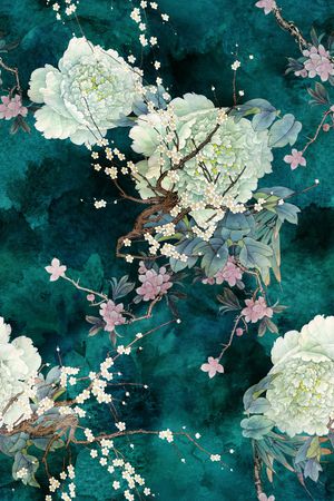 花卉印花花型图片