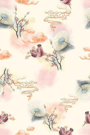 连衣裙印花花型图片