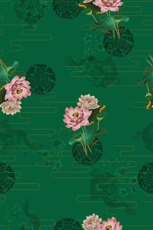 数码花型印花花型图片