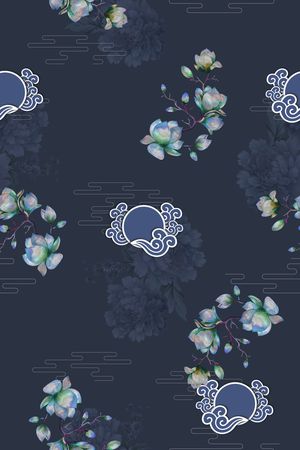 数码花型印花花型图片