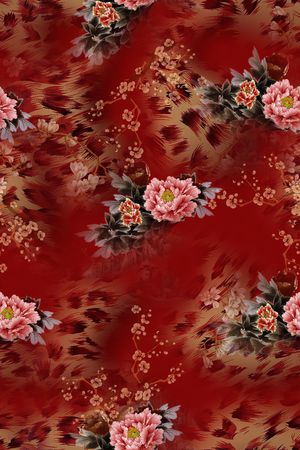 数码花型印花花型图片