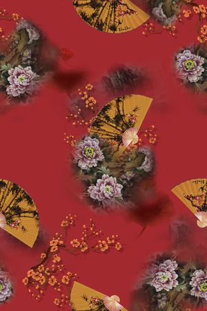 数码花型印花花型图片