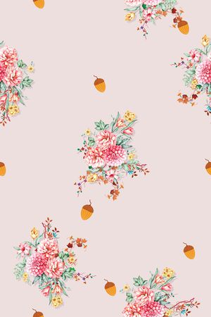 花卉印花花型图片