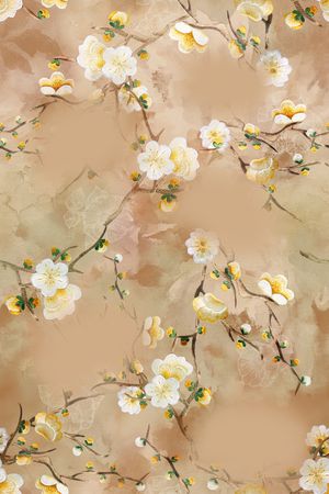 花卉印花花型图片