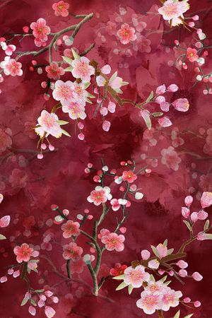 花卉印花花型图片