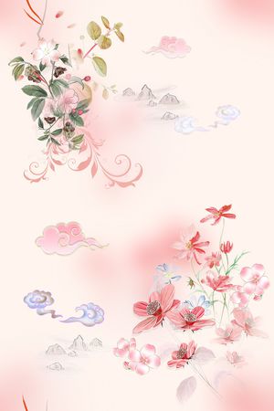 连衣裙印花花型图片