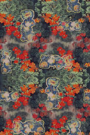 香云纱印花花型图片
