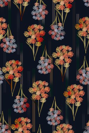 花卉印花花型图片