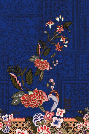 定位花印花花型图片