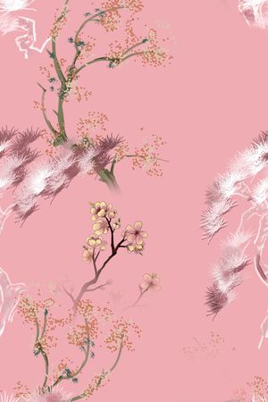 连衣裙印花花型图片