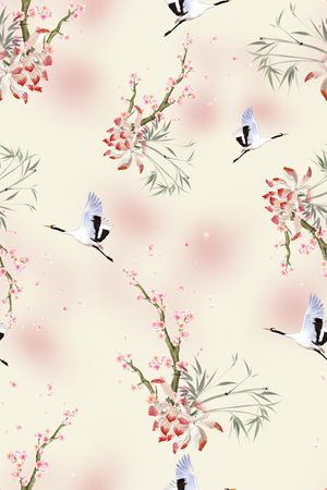 连衣裙印花花型图片