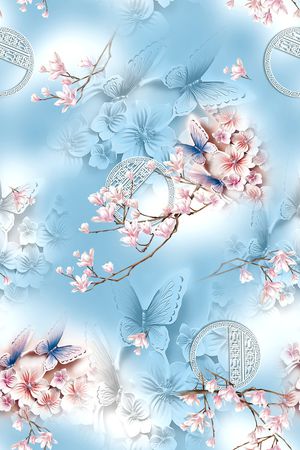 女装印花花型图片