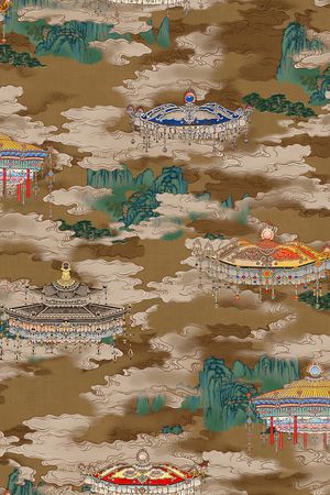 建筑印花花型图片