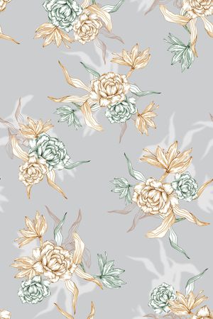 数码花型印花花型图片