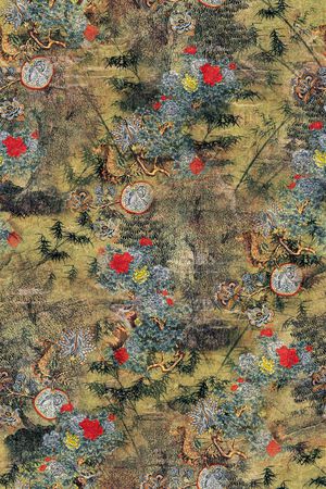 复古印花花型图片