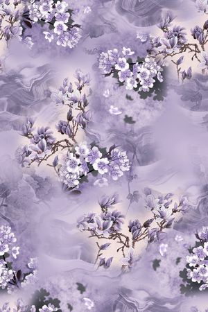 花卉印花花型图片
