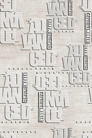 字母印花花型图片