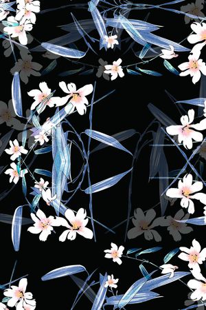 花卉印花花型图片