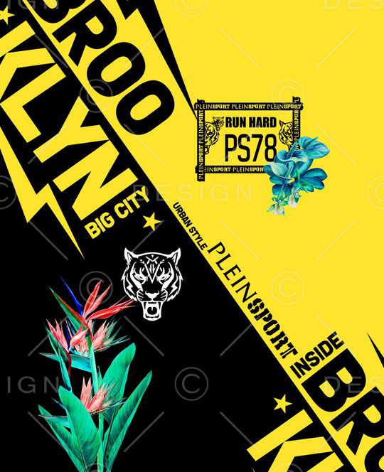字母印花花型图片