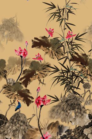 花卉印花花型图片