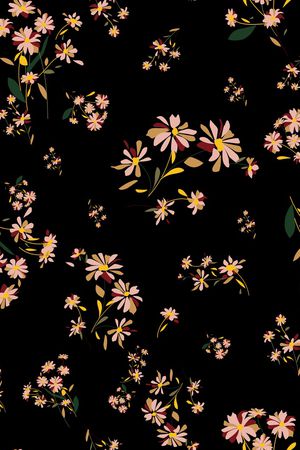 小碎花印花花型图片