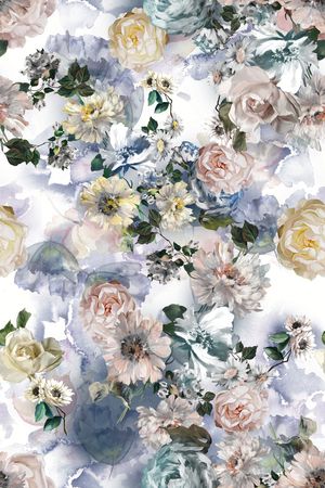 花卉印花花型图片