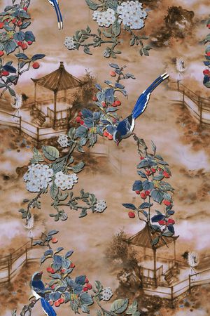 香云纱印花花型图片