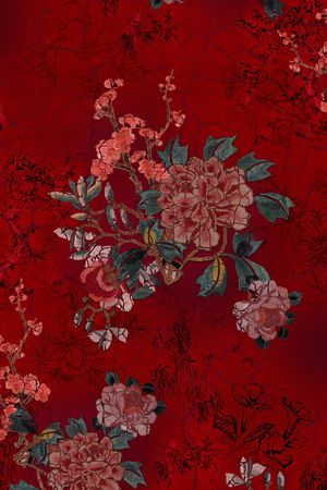 花卉印花花型图片
