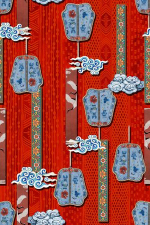 香云纱印花花型图片