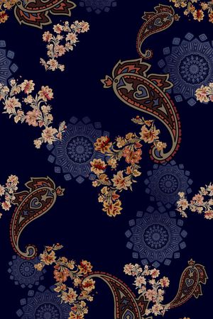 花卉印花花型图片