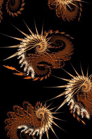 几何印花花型图片