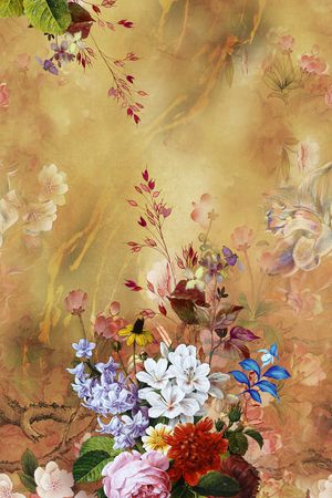 花卉印花花型图片
