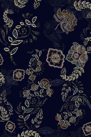 数码花型印花花型图片
