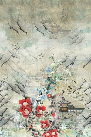 数码花型印花花型图片