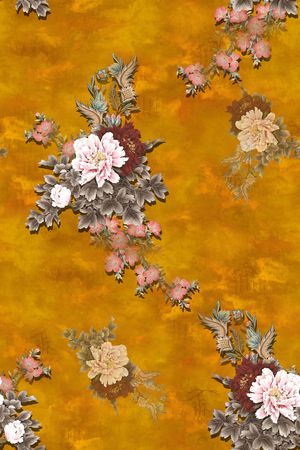 香云纱印花花型图片