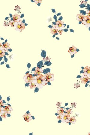 花卉印花花型图片