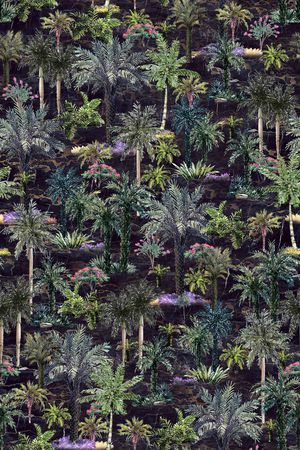 植物印花花型图片