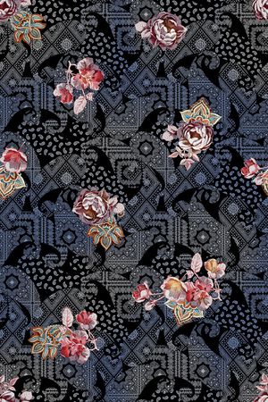 女装印花花型图片