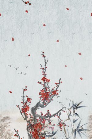 花卉印花花型图片