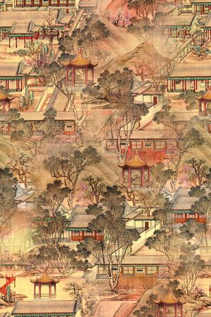 连衣裙印花花型图片
