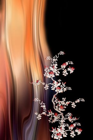 定位花印花花型图片