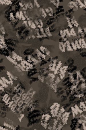 字母印花花型图片
