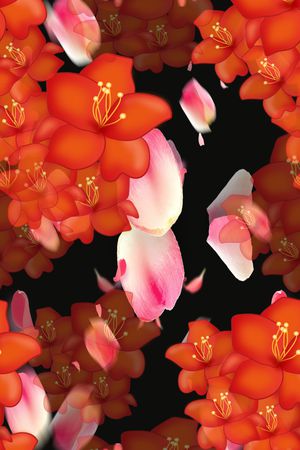 定位花印花花型图片
