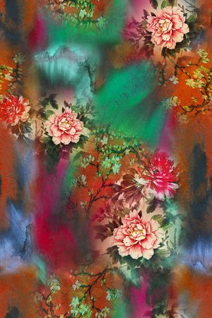 休闲印花花型图片