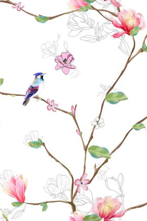 定位花印花花型图片