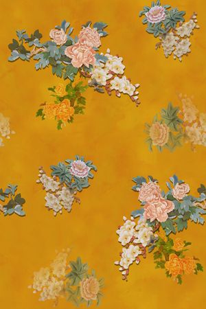 香云纱印花花型图片