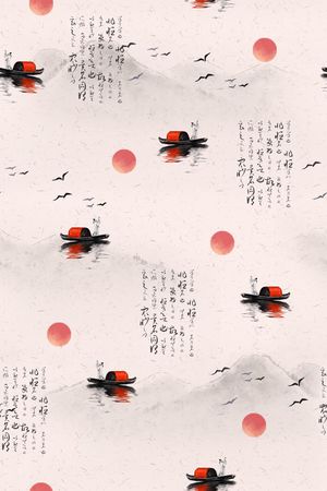 文字印花花型图片